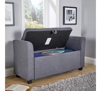 SPETLEK Verona Window Storage Seat Charcoal in Grey | Size: 0.6m2 SPETLEK Grey 0.6m2