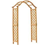 SPETLEK Wooden Pergola Tan Frame-Garden Archway Arbour Trellis Climbing in Brown | Size: 100 cm x 100 cm SPETLEK Brown 100 cm x 100 cm