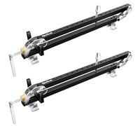 SpeTool 16 Inch Panel Clamps 2 Pack, 4-Way Pressure Aluminum Parallel Clamp for Woodworking with Adjustable Parallelogram Couplers for Cutting Boards, Cabinets, Tabletops & Small Projects
