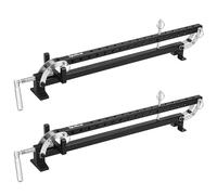 SpeTool 16 Inch Wood Panel Clamps 2 Pack 4-Way Pressure Steel Parallel Clamps for Woodworking Joinery and Cabinet Assembly