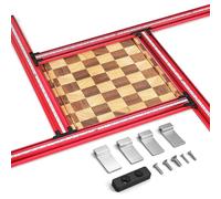 SpeTool Juice Groove Router Jig, Adjustable Woodworking Template for Cutting Boards Up to 25.6 x 25.6 Inches, Aluminum Router Guide with Metric and Imperial Scales