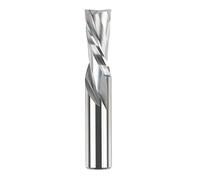 SpeTool Router Bits 1/2 Inch Shank Spiral Router Bit Down Cut End Mill 1-1/4 Inch Cutting Length 3 Inch Total Length HRC55 Solid Carbide CNC Router Bits for Wood Carving Woodworking