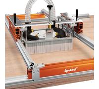 SpeTool Slab Flattening Mill, 3-Axis Aluminum Router Jig with Dust Collection System, 38 x 38.2 Inch Capacity, Adjustable Height 1/4 to 3-3/8 Inch