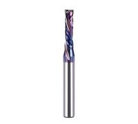 SpeTool Spiral Groove Cutter 8 mm Shaft Compression 6 mm Cutting Diameter 24 mm Cutting Length Spiral Cutter Groove Cutter CNC Milling Cutter for Router with TAC Coating Wood Cutter Solid Carbide End