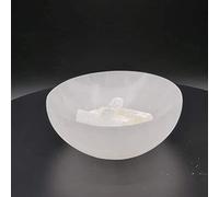 SPEXXI Selenite Round Bowls 10 cm Crystal Bowls, Perfect for Home Decor & Room Decor