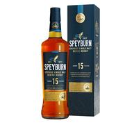 Speyburn 15 Year Old Single Malt Scotch Whisky, 40% ABV, 70cl, Speyside Aged in Hand Selected Ex-Bourbon and Ex-Sherry Casks, Fruit, Smooth Spices & Honey Notes