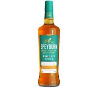 Speyburn Rum Cask Finish Single Malt Scotch Whisky, 40% ABV, 70cl, Speyside Aged in Ex-Bourbon and Rum Casks, Award-Winning with Notes of Tropical Fruit, Vanilla & Spice