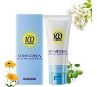 SPF 100 Face Sunscreen & Face Moisturiser, Sunscreen SPF 100 for Face & Body with Probiotics, UV Protective Sun Block for Outdoor Travel, Beach & Work, Waterproof & Long-Lasting Sunscreen for Face