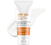 SPF 100 Sunscreen - Face Sunscreen - Waterproof Moisturiser With UVB/UVA Protection Sun Cream - Factor 100 Sun Cream Anti Wrinkle Prevent Sunburn 50g