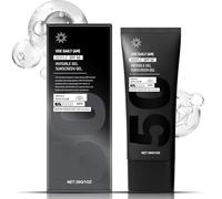 SPF 50 Invisible Sunscreen Gel - Water Resistant Sunblock for Face & Body - Natural Sunscreen with Broad Spectrum UVA/UVB Protection - Lightweight, Non-Greasy, Fast-Absorbing for Outdoor & Beach - 30g