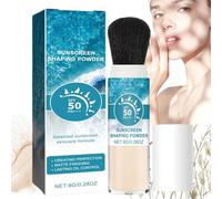 SPF 50 Mineral Sunscreen,Mineral Magic Powder,Mineral Sunscreen Brush,Long Lasting Makeup Setting,Sun Protection Po/wder for Face,Min/eral Sun Protection for Oil Control,Sun/screen Setting Pow/der
