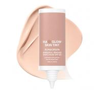 SPF 50 Sunscreen Tinted Moisturiser - Lightweight Face Sun Cream for Natural Dewy Glow, Hydrating SPF 50 Face Moisturiser with Niacinamide, No White Cast, Korean Sunscreen Inspired Texture - 50g