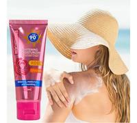 SPF Face Cream,Hydrating Face Cream with SPF 90,SPF Day Cream for Sensitive Skin,Daily Face Sunscreen Moisturizer for Beach Vacation,Suit for Dry, Combination, and Normal Skin,60ml