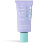 SPF50+ Collagen Glow 100% Mineral Sunscreen, Hydrating 100% Mineral Sunscreen With Zinc Oxide & Sheer Tint for Healthy Glow, 50ml