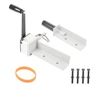 SPG Archery Draw Board for Compound Bow - Hand Crank Bow Winch with Tow Rope 100lbs Pulling Capacity Professional Bow Maintenance Tool Fits Most Bow Press