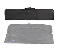 SPG Archery Recurve Bow Case, Canvas Bag for Longbow, Traditional Bow & Takedown Bow, 2 Sizes, Handbag with Pocket for Arrow Quiver, Black