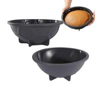 Sphere Cake Pan - 2 Pcs | Half Soccer Ball Mold | Non Stick 3D Baking Tin | Easy Release Dessert Tray | 21.7cm Round Baking Form | Birthday Party Cake Decorating Home Kitchen Tool