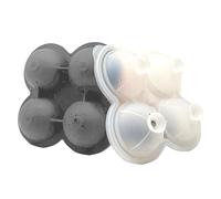 Sphere Ice Maker - Flexible Rubber 15 Cm, Large Circle Mould, Slow Melting Form | Old Fashioned Liquor Spirit Water Juice Summer Cool Down Beverage Preparation Tool Reusable Dishwasher Safe 153 Grams