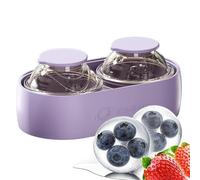 Sphere Ice Maker, Silicone Tray Mold, Ice Ball Maker with Funnel, Freezer Tool, Portable Chill Device for Picnic, Home Bar Kitchen Outdoor Camping Picnic Party Family Gatherings Equipment