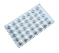 Sphere Mold 0.9 Inch 35 Holes Silicone Chocolate Molds Non Stick for Cake Soap