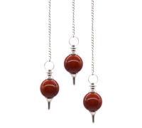 Sphere Pendulums - Red Jasper KDMD Red One Size