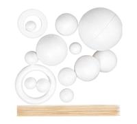 Sphere Project Set for Family Learning Around Solar Planet Themes with Paint Ready Components and Orbit Classroom Use Solar Planet Model Foam Spheres Orbital Bands Paintable Classroom Science