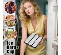 Sphere & Square Silicone Ice Molds Set | Large 2.5-Inch Slow-Melting Ice Ball Maker and Giant Cube Tray with Lids, Food-Grade Silicone; Perfect for Whiskey, Cocktails, and Home Bar Styling