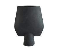 Sphere Vase Square Hexa Black