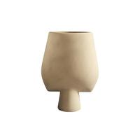 Sphere Vase Square Large Sand