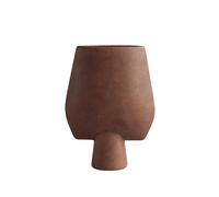 Sphere Vase Square Large Terracotta