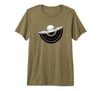 Sphere with Rings and Drop Shadow Like a Planet Premium T-Shirt