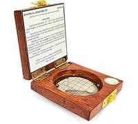 Spherical Densiometer Model-A - Professional Forest Overstory Density Measurement Instrument with Wooden Case