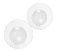 Spherical Glass Lamp Shade Replacement 2pcs for Pendant Light | Double Layer Ball Design, Decorative Dustproof Cover, Modern Style for Bedrooms and Living Rooms