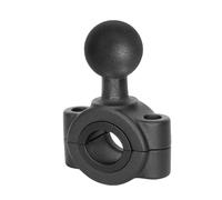 Spherical Head Adapter | Tripod Pole Mount with 1 Inch Adjustable Angle Clamp | 360° Rotation Camera Ball Heads | Slide Rail for In-Line Transmission