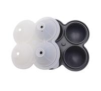 Spherical Ice Mold | Reusable Silicone Tray Non-Slip - Ice Ball Mold for Whiskey, Cocktail, Bourbon, Beer, Water, for Whiskey Cocktail Beer Coffee Water Drinks Home Kitchen