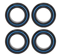 Spherical Plain Bearing Ball Bearing 4Pcs Set High Carbon Steel Durable Radial Deep Grooved Bearing Kit for Engineering Machinery Hydraulic Cylinders (GE25ES-2RS)