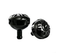 Spherical Reel Handle Knob 54mm Black Aluminum Alloy