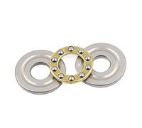 Spherical rod end bearing 10pcs F2-6M F2.5-6M F3-8M F4-10M F5-10M F6-12M F7-15M F8-16M F10-18M F12-21M F12-23M 3-in-1 Plane Axial Ball Bearing(F7-17M 7x17x6)