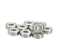 Spherical rod end bearing 10pcs MR52ZZ MR63ZZ MR85ZZ MR95ZZ MR128ZZ MR137ZZ Bearing Metal Shielded Ball Bearings(Mr95zz 5x9x3mm)