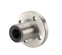 Spherical rod end bearing 1PCS LMF6 LMF8 LMF10 LMF12 LMF16 LMF20 Circular Flange Linear Motion Bearing(LMF12UU 12x21x30mm)