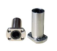 Spherical rod end bearing 1pcs LMH16LUU 16mm Long Type Flange Linear Bearing CNC Linear Bush