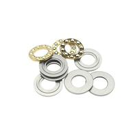 Spherical rod end bearing 1pcs Plane Axial Thrust Ball Bearing Mini 3-In-1 F2-6M F3-8M F4-10M F5-10M F6-12M F7-17M F8-16M Metal Axial Ball Bearing(F2-6M 2 x 6 x 3mm)
