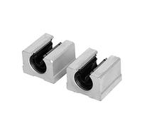 Spherical rod end bearing 2Pcs SBR12UU Open Linear Motion Ball Bearing Slide Unit Bushing(12MM Inner Dia)