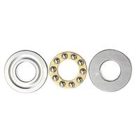 Spherical rod end bearing 5PCS F2-6M F3-8M F5-10M F6-12M F8-16M F10-18M F12-21M F12-23M 3-in-1 Plane Axial Ball Thrust Bearing(F5-11m 5x11x4.5mm)