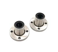 Spherical rod end bearing 8pcs/Lot LMF12UU 12mm Circular Round Flange Linear Motion Ball Bushing Bearing 12x21x30mm