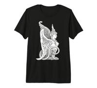 Sphinx Blackwork Tattoo Flash Premium T-Shirt