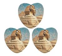 Sphinx Car Air Freshener, 3 Pcs Love form Hanging Air Freshener Cards, Long Lasting Fragrance Scented Cards for Car, Home, Office Black-style