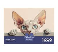Sphinx Cat 1000 Piece Paper Jigsaw Puzzles What Happens Next Beautiful Decoration for Adults And Kids 70x50cm/1000pcs