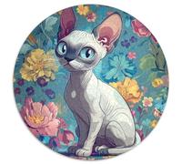 Sphinx Cat 1000 Pieces Jigsaw Puzzles For Adults Family Challenge Toys Stress Relieving Entertainment Exercise The Memory of The Brain for Adults And Kids, Age 12 Years Up 1000pcs (67.5x67.5cm)