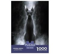 Sphinx Cat Jigsaw Puzzles for Adult Educational Game The Impossible Challenge 1000 Piece Difficult Hard Jigsaw Puzzles for Man And Woman with Letters on Back 70x50cm/1000pcs